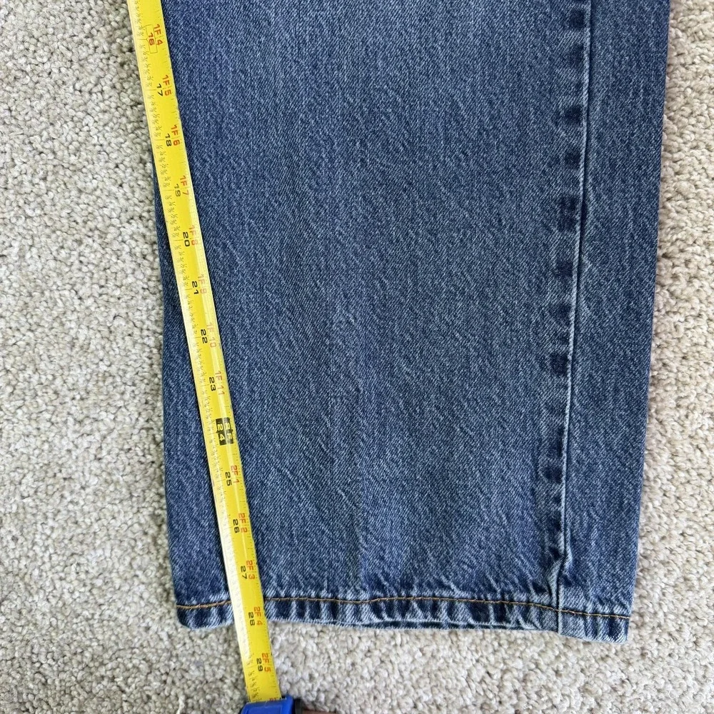 Levis 565 Jeans Mens 38x30 Medium Wash Blue Denim Relaxed Straight Casual Pants